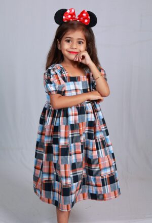 Girls Comfortable  Cotton Frock